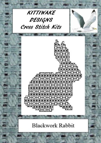 Blackwork rabbit - blackwork,