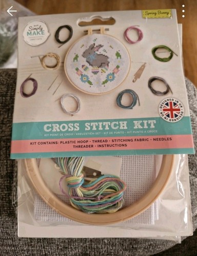 Cross stitch kit rabbit - cross,