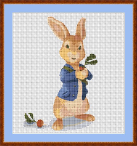 Peter rabbit cross stitch - peter,