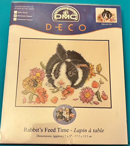 Dmc deco rabbits cross stitch - rabbits,