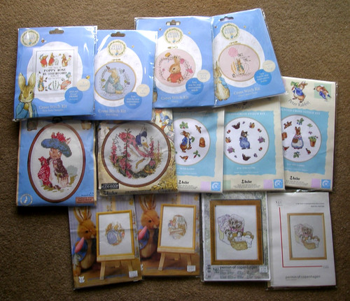 Beatrix potter cross - potter, stitch