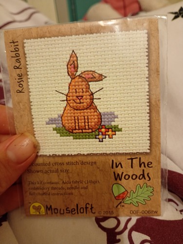 Rosie rabbit cross - rosie, stitch