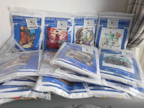 Cross stitch kits printed - kits, on