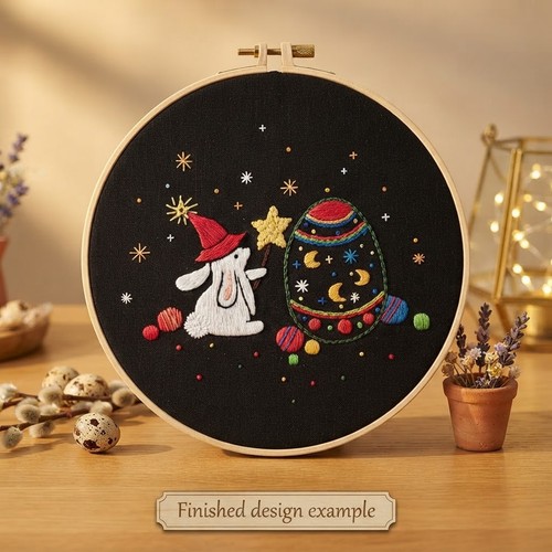 Easter rabbit embroidery kit - rabbit,