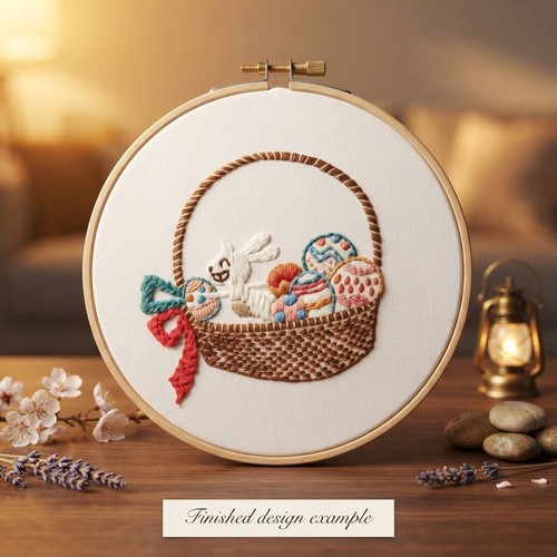 Easter embroidery kit - easter,