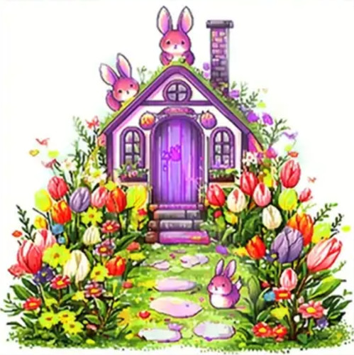 Printed cross stitch kit ct - kit,