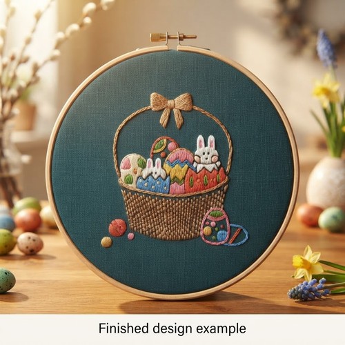 Easter embroidery kit - easter,