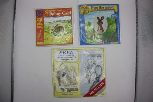 Bunny cross stitch kit spring - stitch,