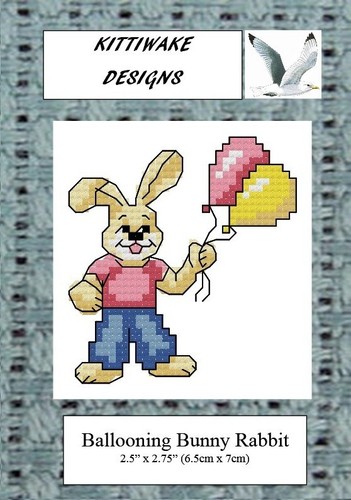 Ballooning bunny rabbit - rabbit, cross