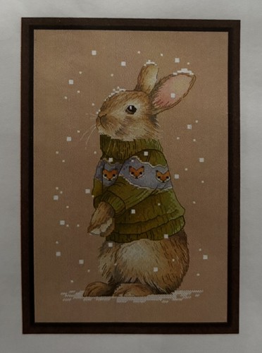 Rabbit cross stitch kit dream - rabbit,