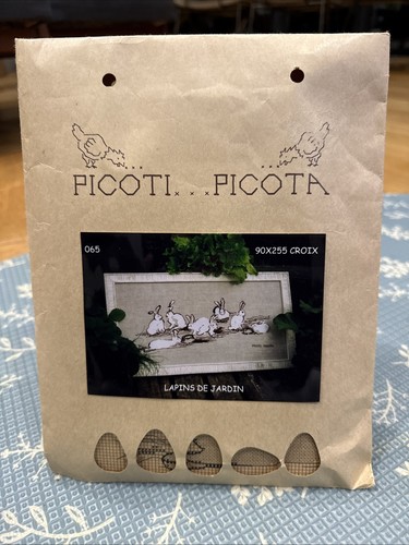 Garden rabbit cross - stitch, kit