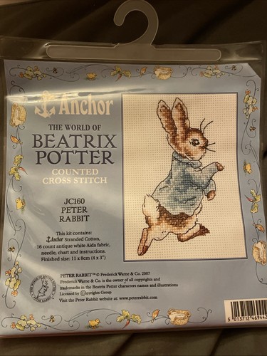 Peter rabbit anchor cross - peter,